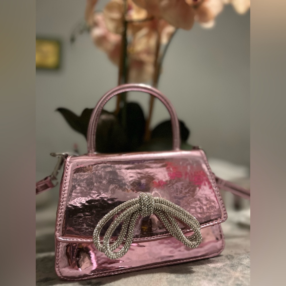 Metállic Flap Bag pink